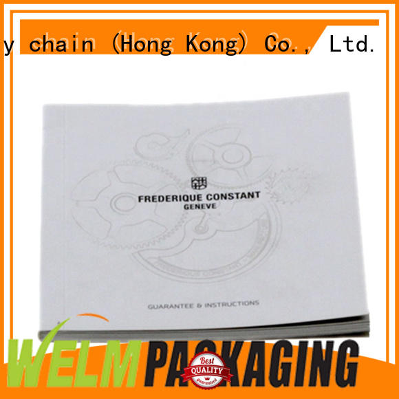 book household pamphlet printing bulk coated Welm Brand