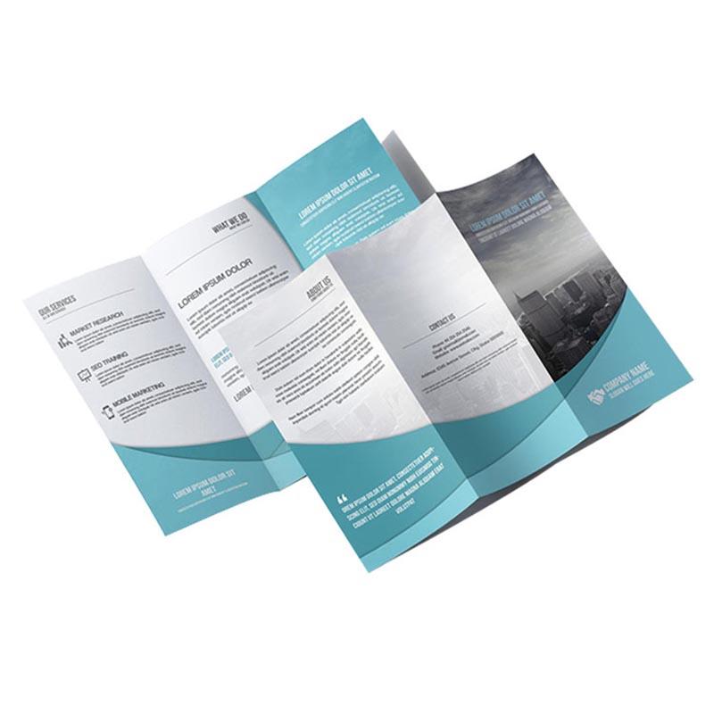 household paper fold pamphlet printing Welm manufacture
