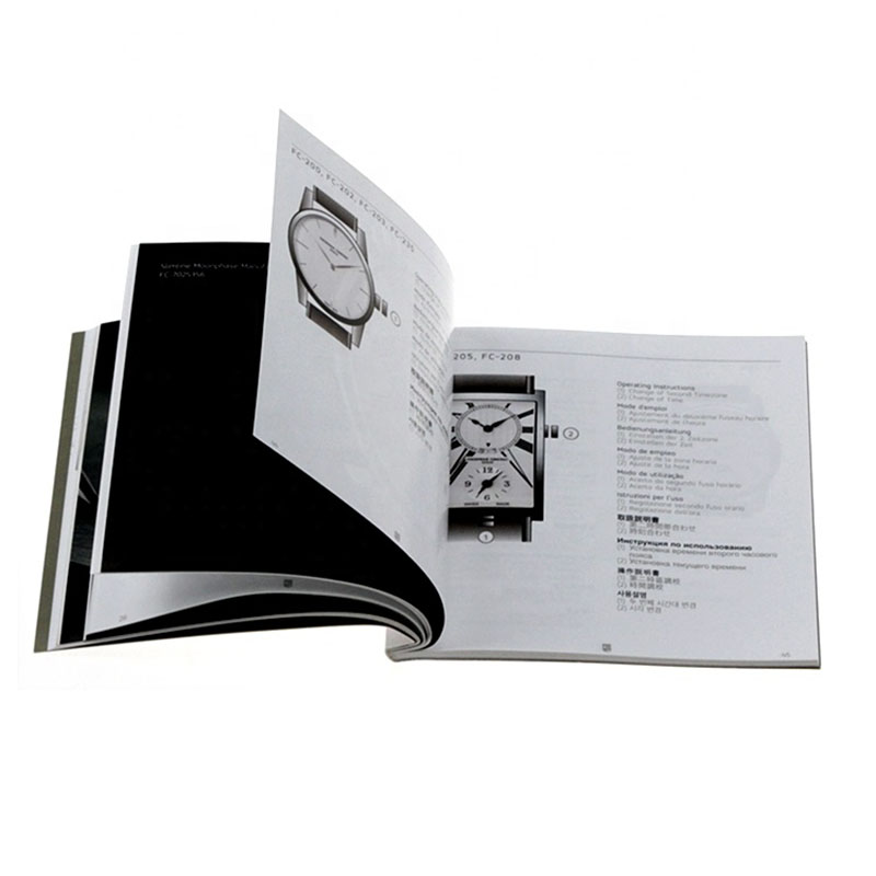supplies brochure printing rates fold of watches for business-2