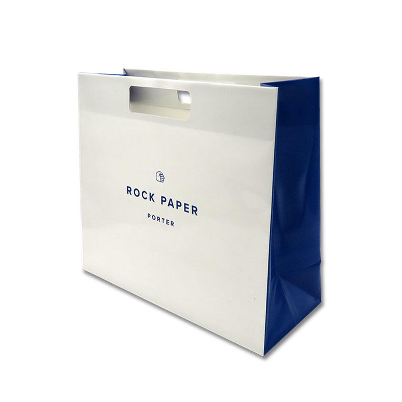 Premium Eco-friendly Stone Paper Bag Waterproof with Die Cut Handle