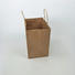 brown printed paper bags food for gift shopping