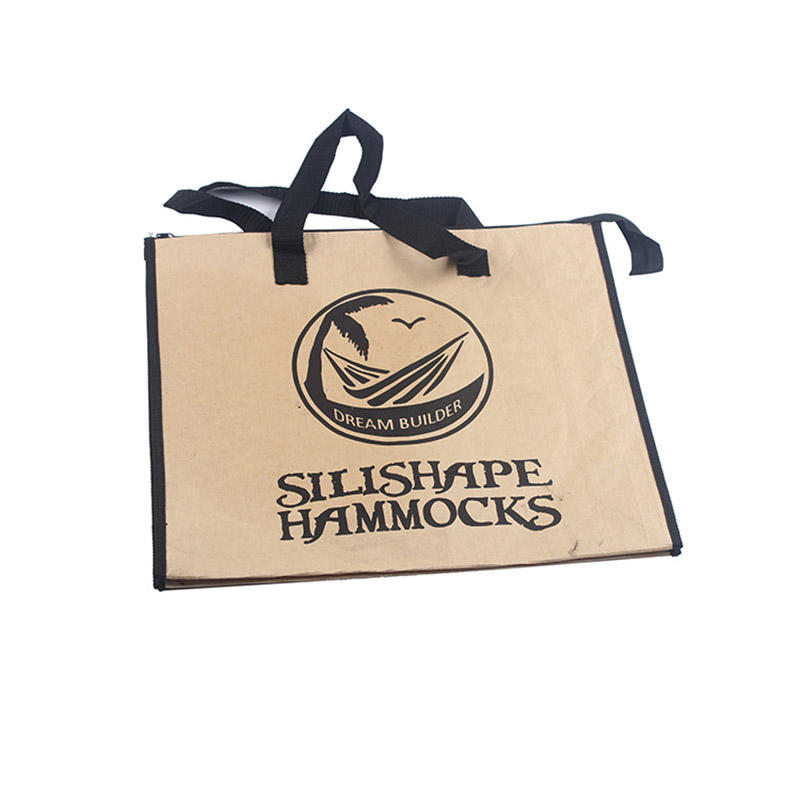 dried paper bags with handles with die cut handle for sale