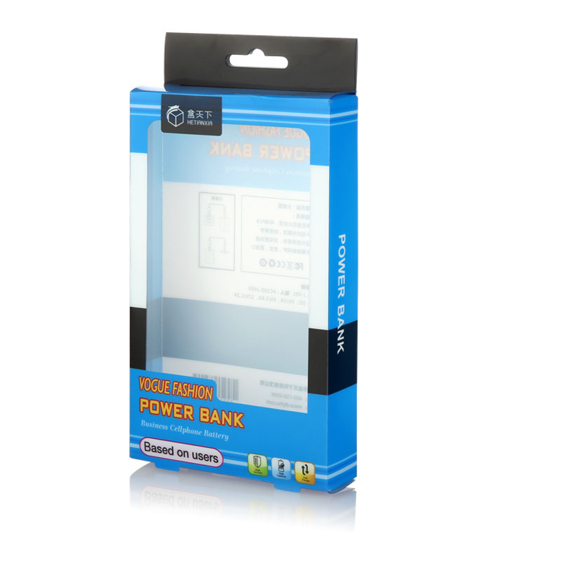 waterproof electronics packaging designwith pvc window for power bank-4