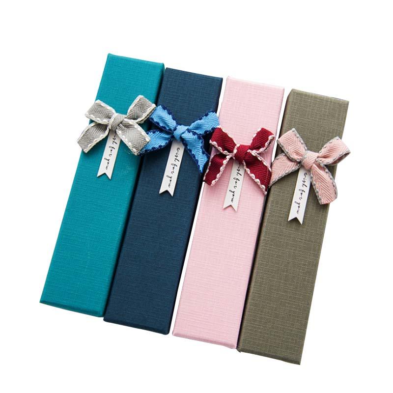 Fashion rectangular bow-tied Pen Jewelry  gift box