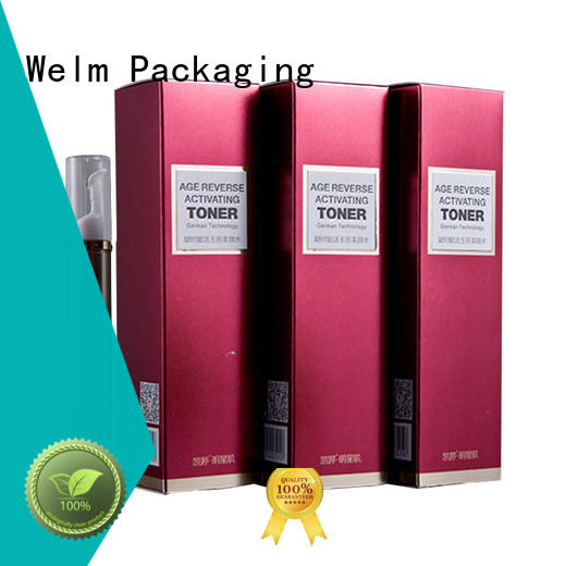 high end printed cosmetic boxes manufacturer for sale Welm