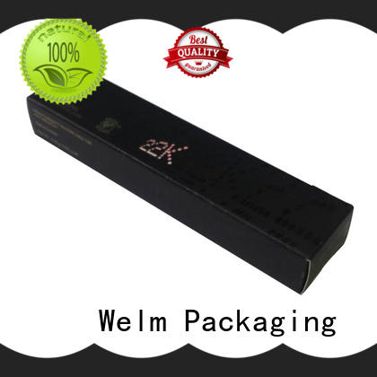 Welm custom cosmetic boxes manufacturer for tempered glass packing