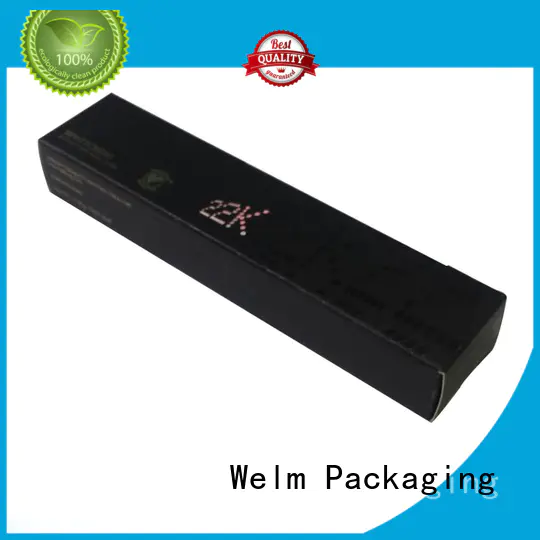 Welm cosmetic paper box suppliers for tempered glass packing