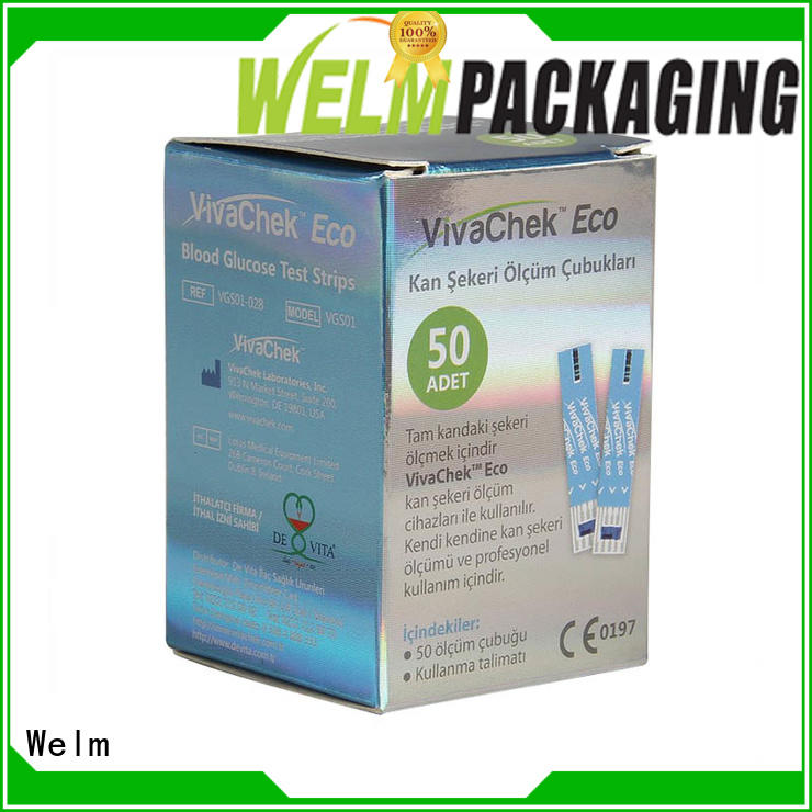 Welm color product packaging boxes packaging power