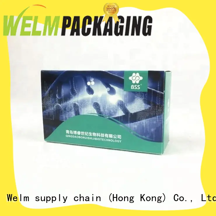medication packaging for facial cosmetic Welm