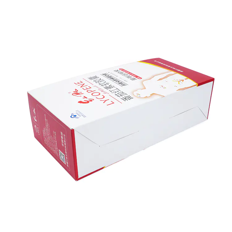 glossy custom printed shipping boxes wholesale standard with color printed food grade material for medicine