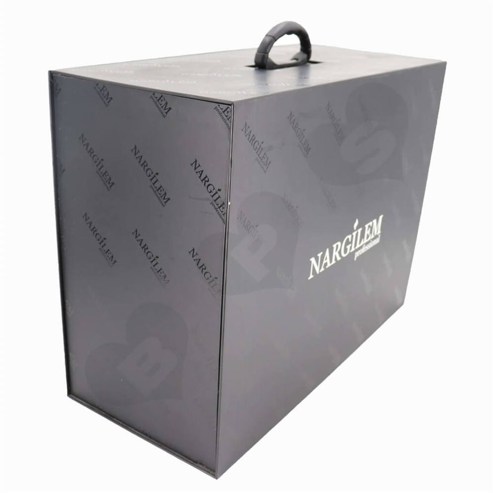 cardboard suitcase gift box hookah shisha box high end packaging paper box