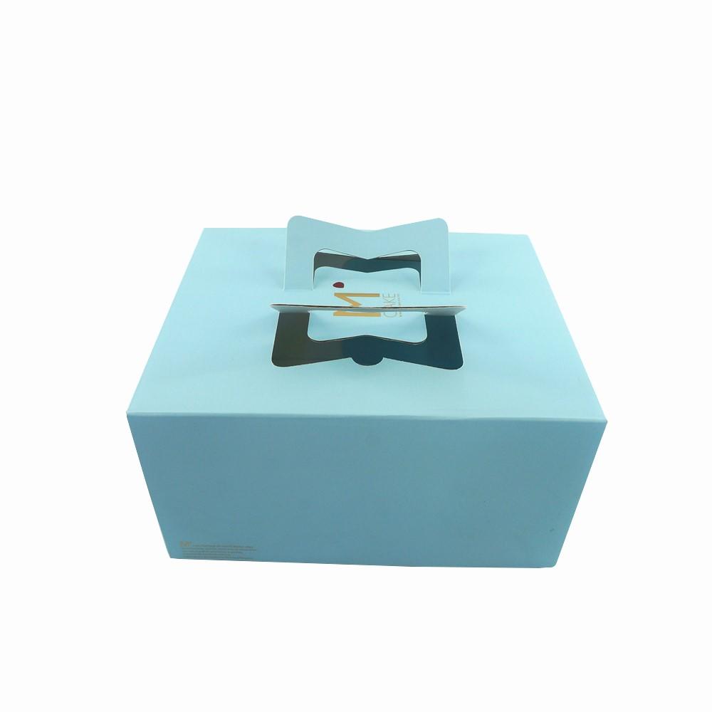 Custom Design Print  Birthday Cake Box with Plastic Window