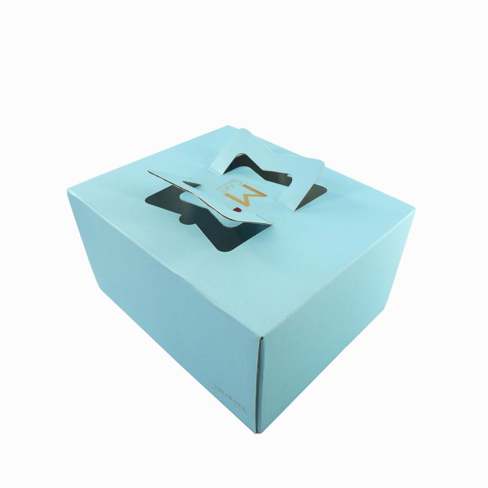 Custom Design Print  Birthday Cake Box with Plastic Window