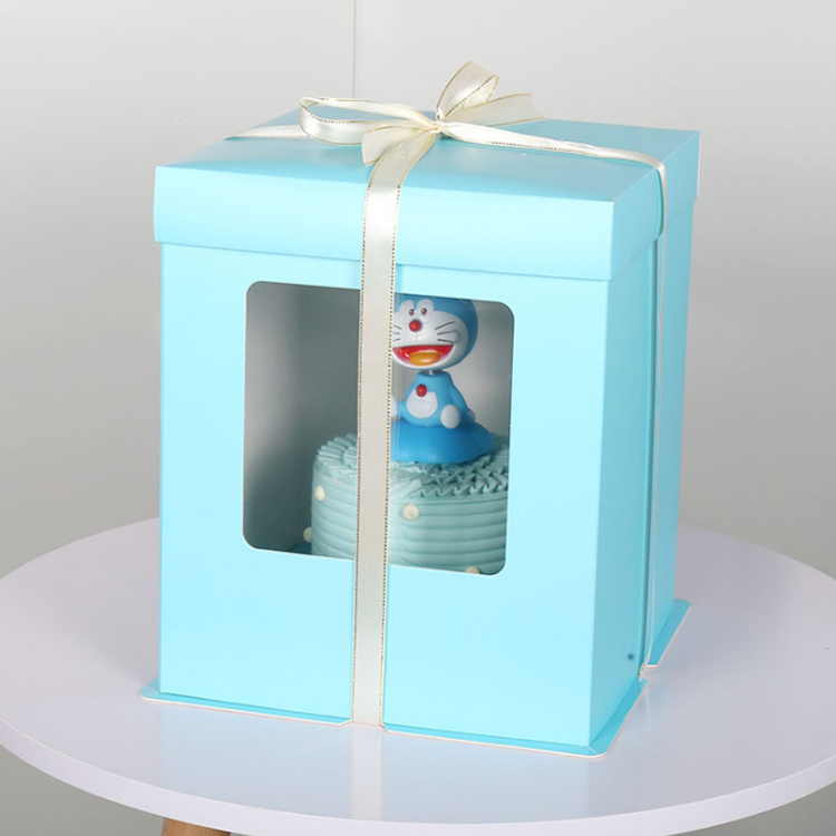 Tall  Cake Box With Clear Window