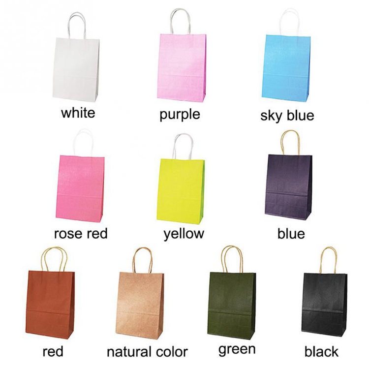 Welm handle plain brown bags with handles suppliers for gift shopping-7