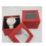 bow tied floor jewelry box satmp with red vinyl sticker for dried fruit