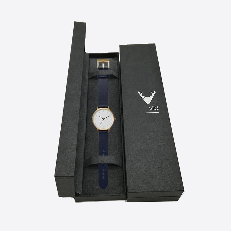 Luxury Black Cardboard Printing Packaging Paper Watch Boxes