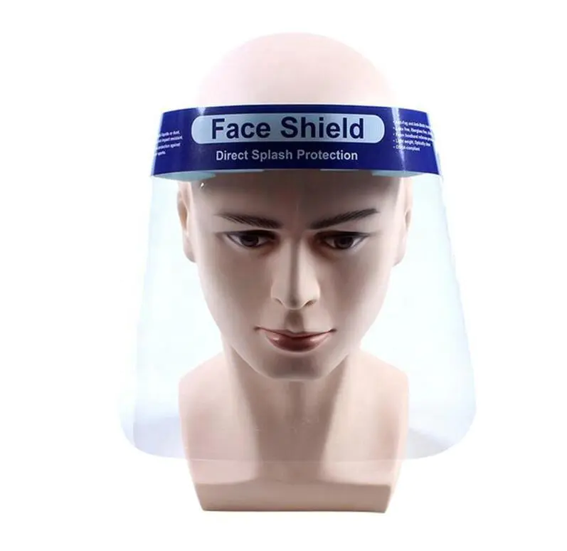 Anti-splash transparent hood head-mounted removable isolation cap full face protective mask