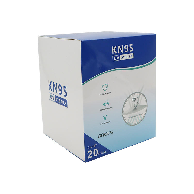 Customized Disposable Anti Fog Kn95 Mask Packaging Box