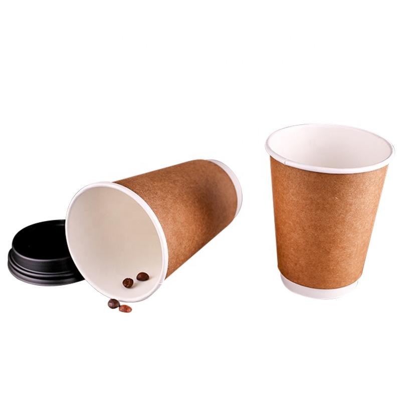 High Quality Disposable Cold Drink Double Wall Coffee Paper Cup