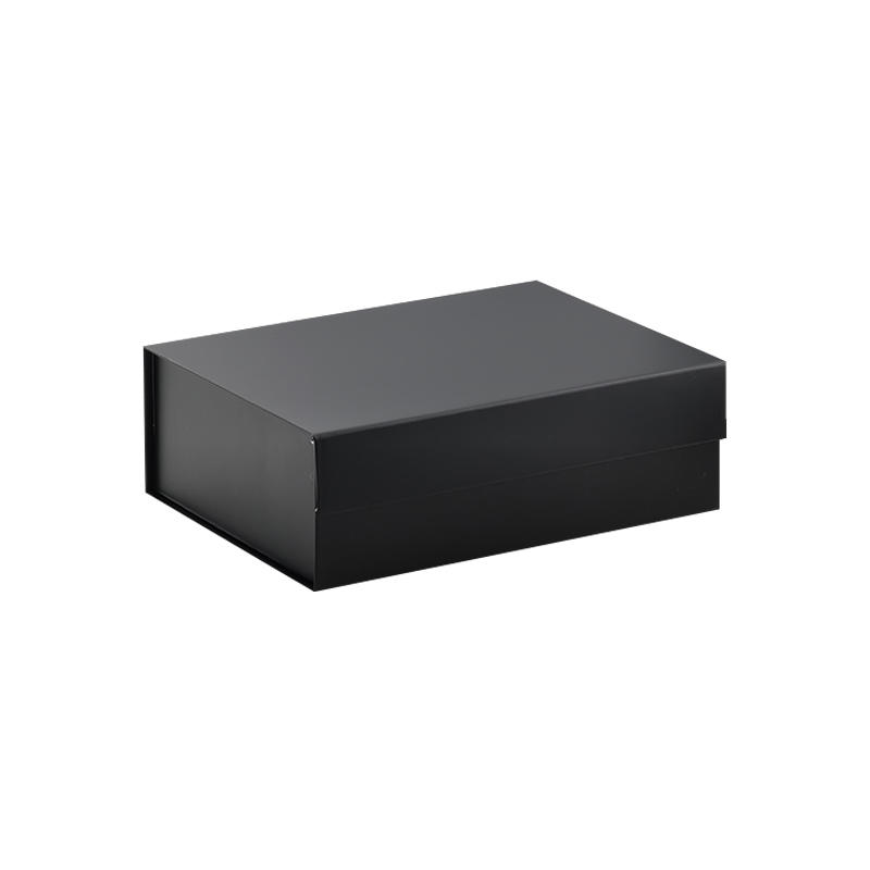 Black Color Magnetic Folding Gift Box For Packaging