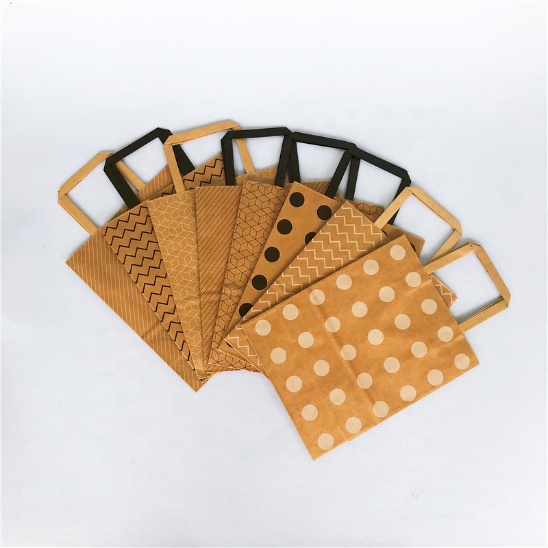 Download Factory Wholesale 120gsm Flat Paper Handles Brown Craft Paper Bag