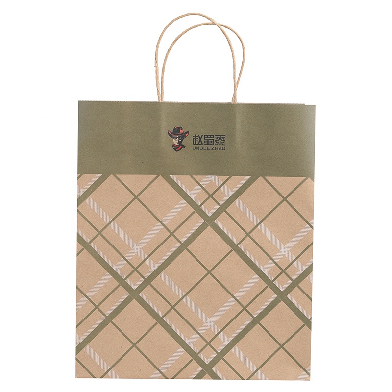 Small size Heavy-duty matte laminated paper shopping bag