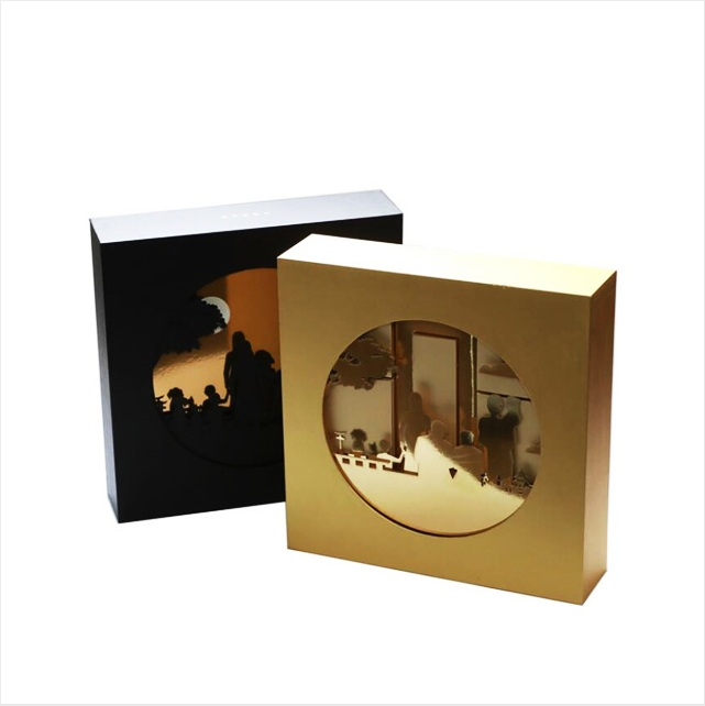 Welm paper packaging box supplier with windows for gifts