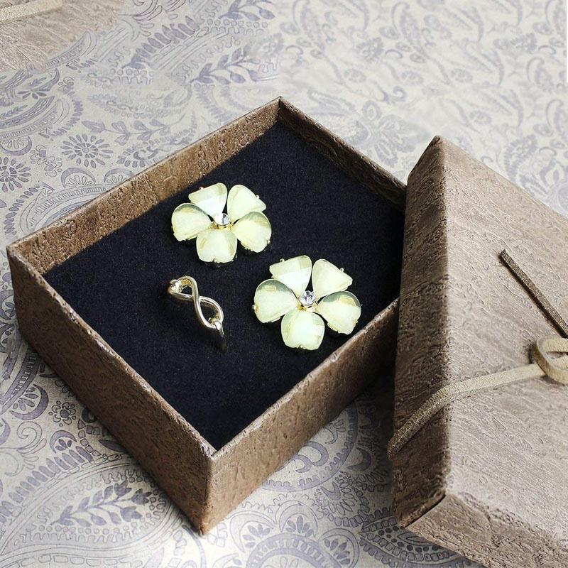 Fancy custom jewelry gift paper packaging box