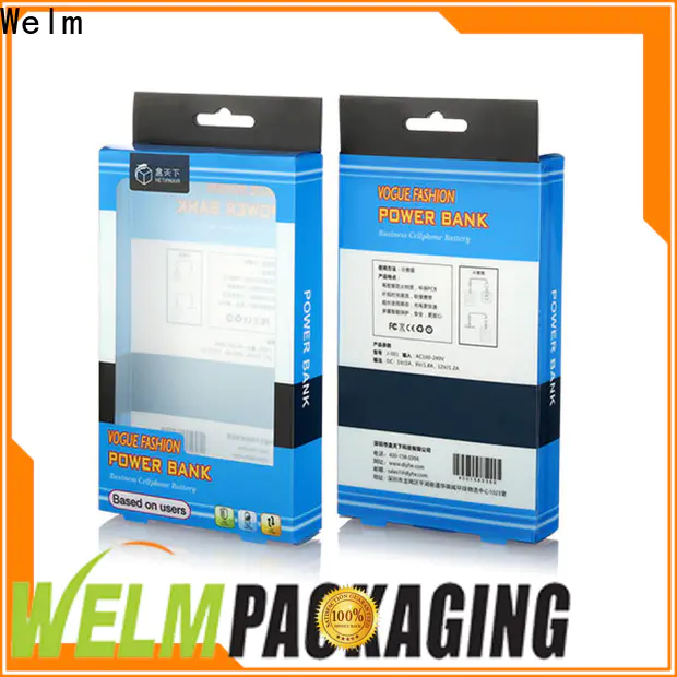 Welm electric online packaging supplies with pvc window for men