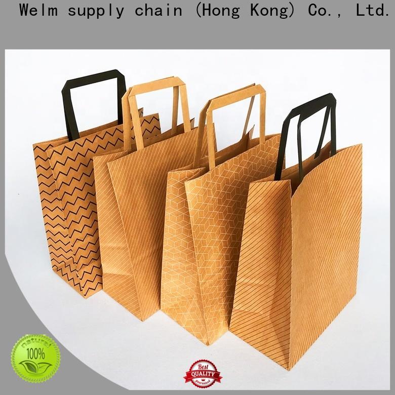 Welm dried plastic and paper bags supply for shopping