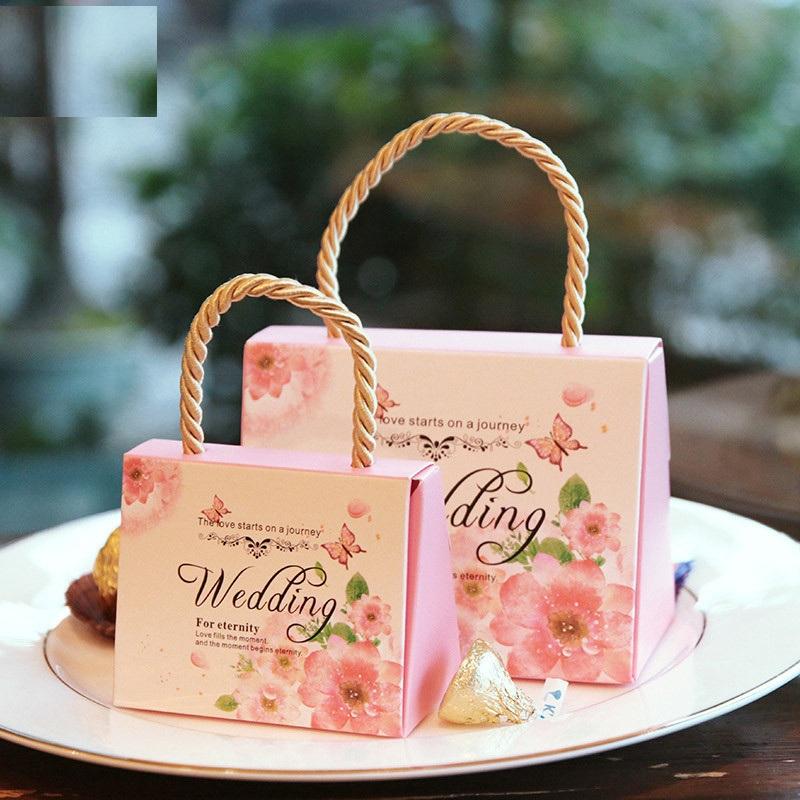 Custom Candy Box Wedding Box for guests Party Favors Bags