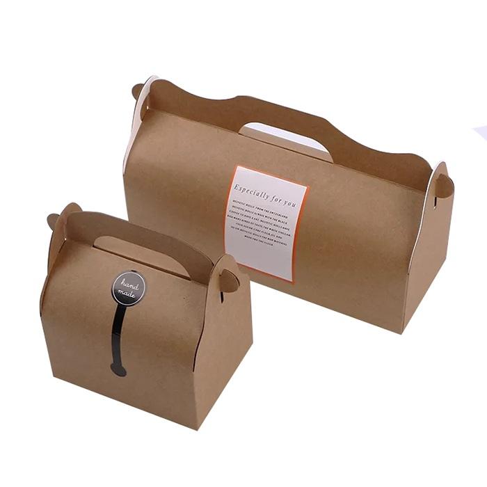 Custom Logo Biodegradable Cake Box Gift Box For Cake Takeaway Food Paper Box