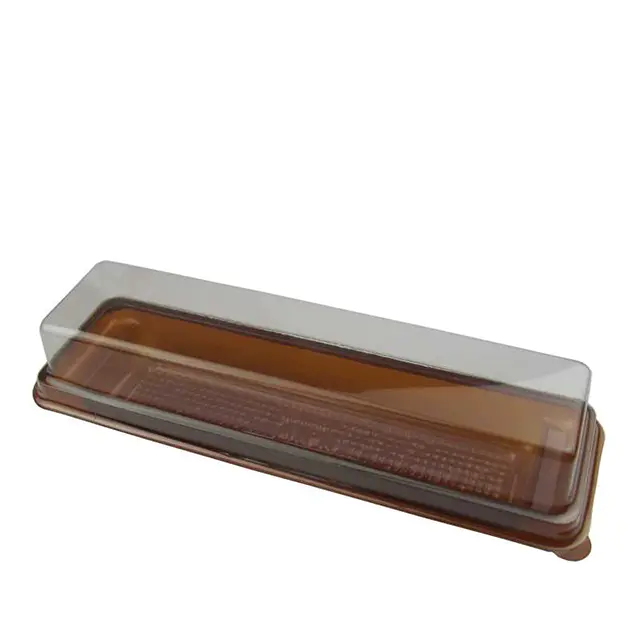 Custom High Quality PP / PET Material Plastic Cake Slice Box Packaging