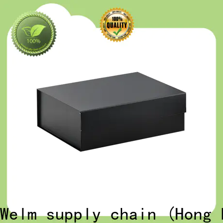 Welm cardboard black present box handmade online