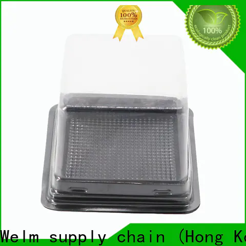 Welm disposable round clamshell packaging tray liner for mouse packaging
