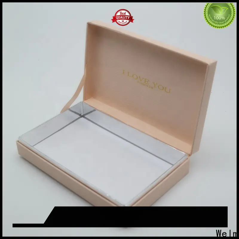 Welm custom jewelry boxes for sale near me with magnetic ribbon for toy