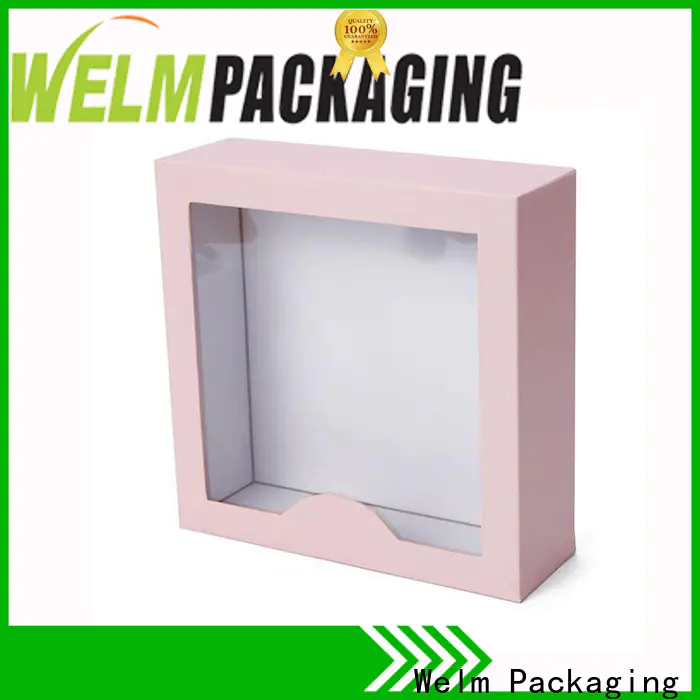 Welm printed gift boxes wholesale windows for lip stick