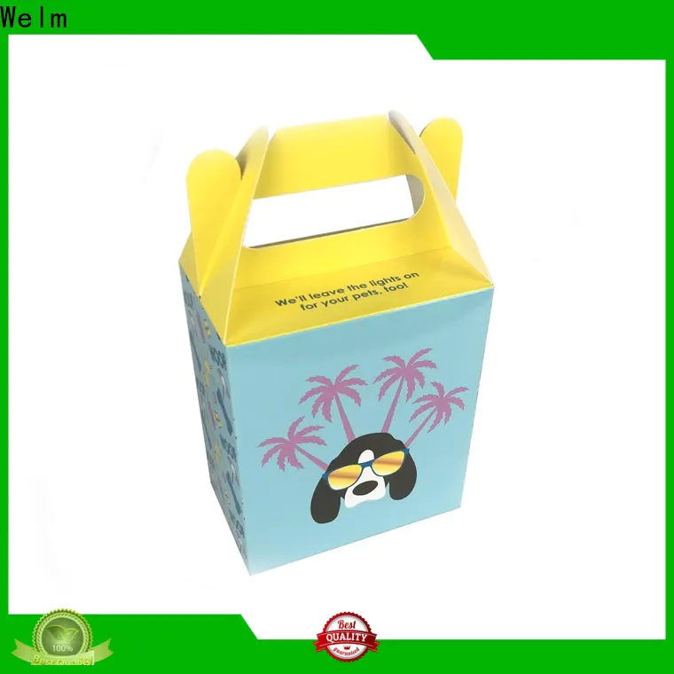Welm eco friendly food packaging with color printed food grade material for pet food