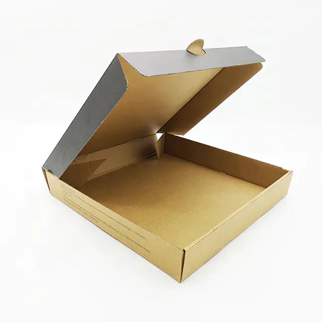 Wholesale Pizza Box Package Carton Hong Kong Supplier Custom Design Printed Packing Bulk Cheap Pizza Boxes with Logo