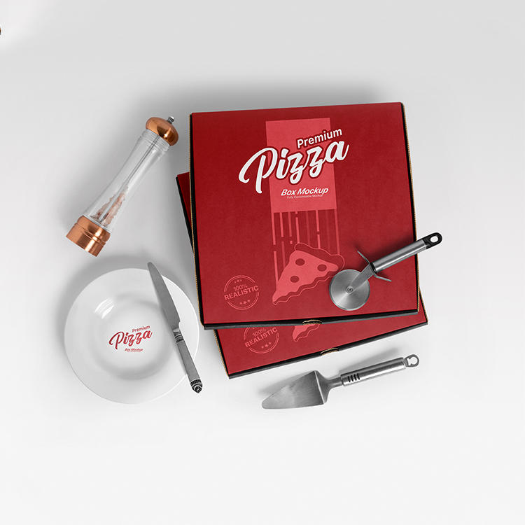 Hong Kong Custom various size portable printing pizza packaging box reusable corrugated delivery pizza box For Packaging Oem With Good Price-Welm