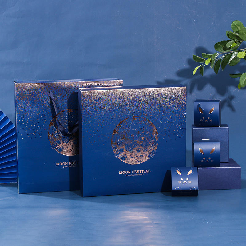 Hong Kong supplier custom design luxury Mid-autumn moon cake gift packaging box with insert
