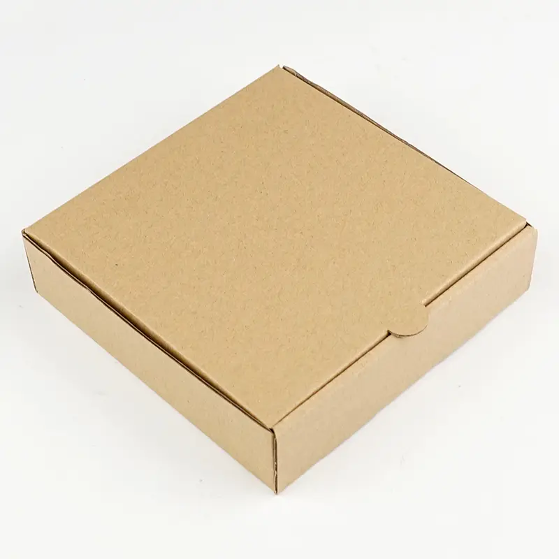 Food grade flute corrugated custom printed size caja para pizza design cardboard carton pizza box