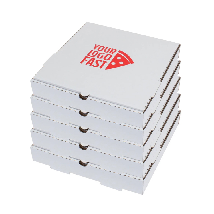 Hong Kong Custom Multi Colors Sizes Guaranteed Quality Packaging Boxes Disposable Kraft Paper Takeout Food Container Pizza Boxes