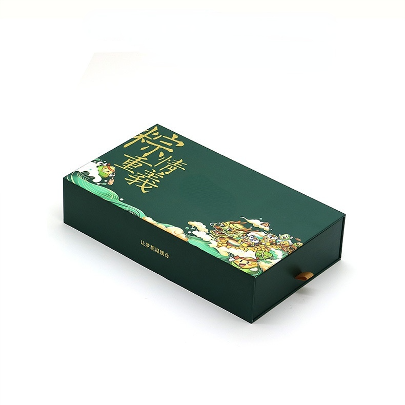 Hong Kong Custom Wholesale Recycled Raw Material cardboard Packaging  Paper Dragon Boat Festival Gift Box with Design Exquisite Logo