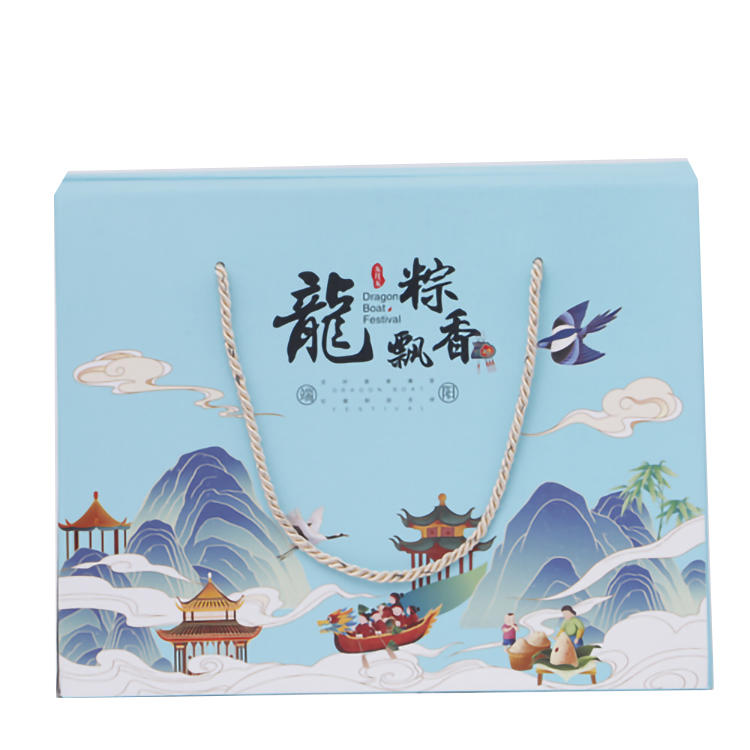Hong Kong Wholesale Custom Popular Design High-Quality Dragon Boat Festival Zongzi Paper Packaging Gift Box