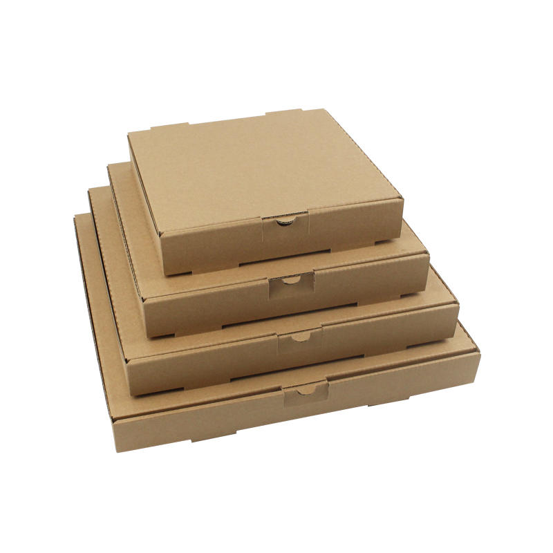 Hong Kong Wholesale Custom Logo All Sizes High Quality Portable Reusable Corrugated Delivery Noodle Sandwich Pizza Box Packaging for Food