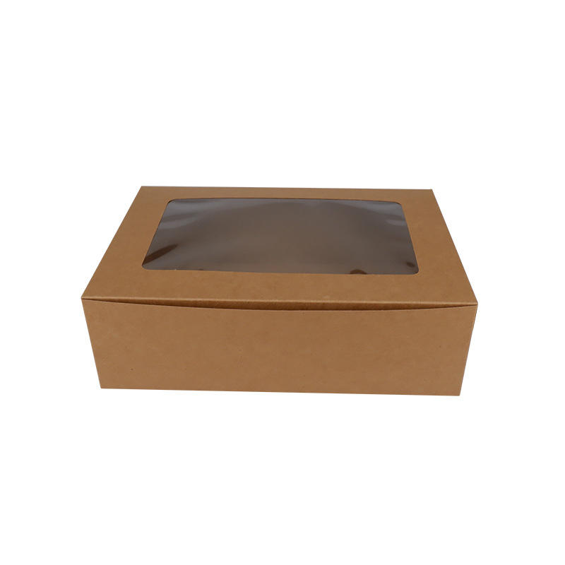 Custom Wholesale Biodegradable Green White Tall mini Wedding Birthday Gift Handle Cake Food Cardboard Box with Logo