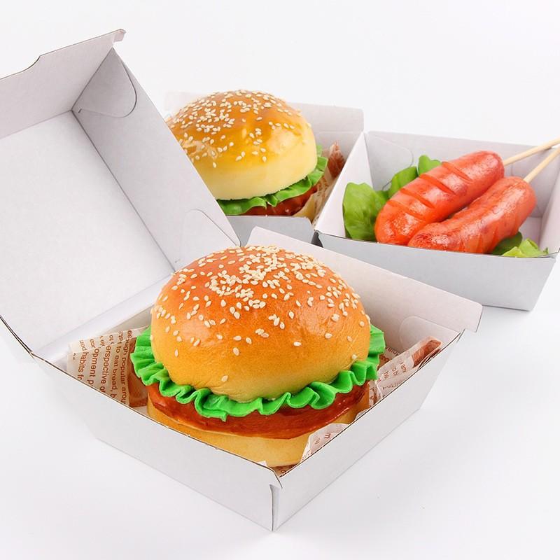 Custom personalised 2022 paperboard large high quality take away party mini big paper fast food bakery fried chicken burger box
