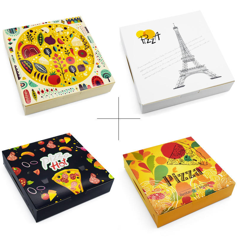 Custom packaging hexagon square triangle carton 14inch 16 inch pizza box for food
